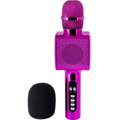 Afbeelding van Karaokemicrofoon BigBen Party PARTYBTMIC2PK Fuchsia