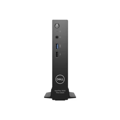 Image de Dell OptiPlex 3000 Thin Client léger MBF 1 x Pentium Silver N6005 / jusqu&#039;à 3.3 GHz RAM 8 Go flash eMMC 64 UHD Graphics IEEE 802.11ax (Wi Fi 6E), Gigabit Ethernet, Bluetooth ThinOS moniteur : aucun noir BTS avec 3