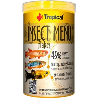 Afbeelding van Tropical Insect Menu Vlokken Vlokvoer 1 liter Aquarium Visvoer