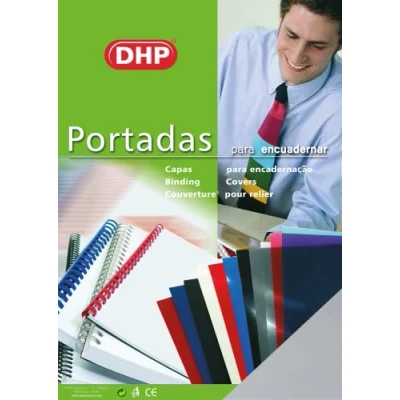 Afbeelding van Dekbladen voor inbinden DHP Transparant PVC A4 (100 Stuks)