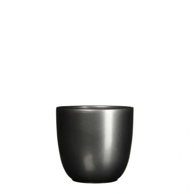 Afbeelding van Bloempot Pot rond es/13 tusca 14 x 14.5 cm antraciet Mica Decorations