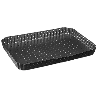 Afbeelding van 5five mal met geperforeerde bodem, metaal, 31 x 21 cm