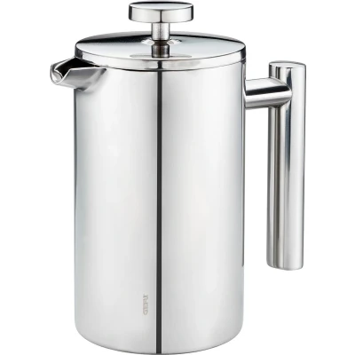 Afbeelding van Cafetière/French Press, RVS, Dubbelwandig, 1 L, 20 jaar garantie GEFU GUSTAVO