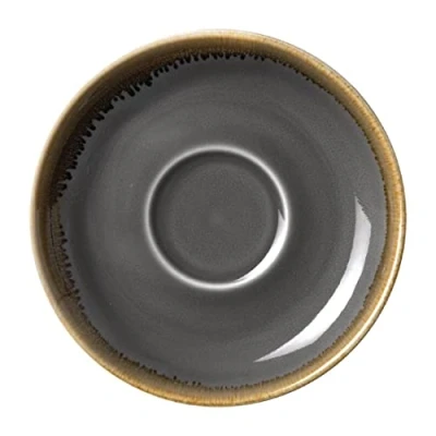 Afbeelding van Olympia Kiln cappuccinoschotels grijs 16cm (6 stuks)