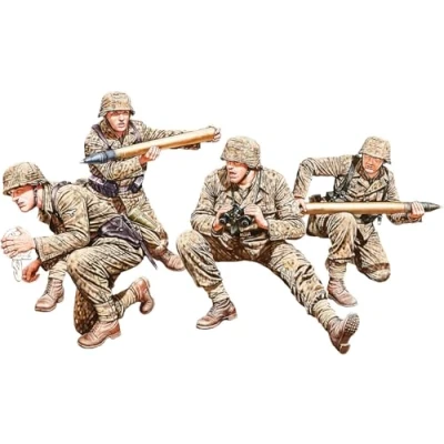 Afbeelding van 1:35 MiniArt 35467 Duitse Elitekanonbemanning WWII Soldaten Figuren Plastic Modelbouwpakket