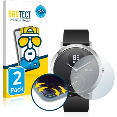 Afbeelding van BROTECT Volledig bedekkende screen protector, Smartwatch beschermfolie, Transparant
