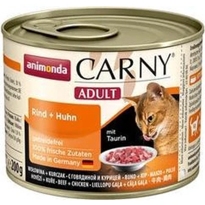 Afbeelding van Animonda Carny Adult Rund met Kip 6 x 200 g