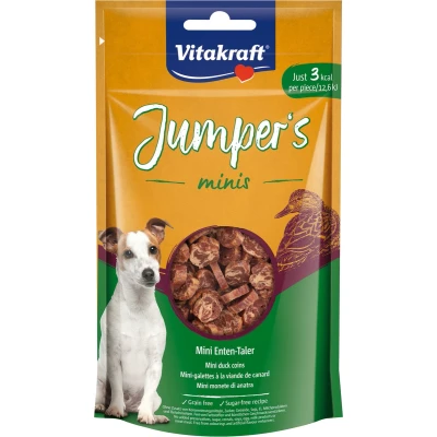 Afbeelding van Vitakraft Jumpers Minis Eend Coins hondensnack 80 gram