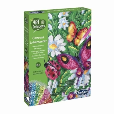 Afbeelding van Sentosphere Strasssteinbild Blumen &amp; Schmetterlinge