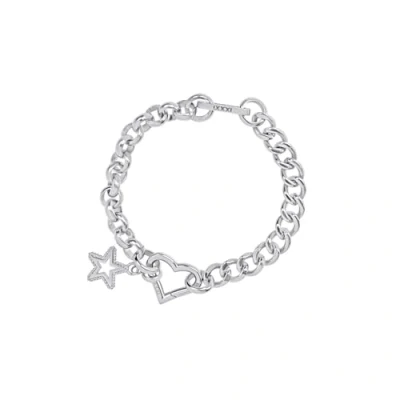 Afbeelding van iXXXi Connect Monique Zilverkleurig Dames Armband 18cm