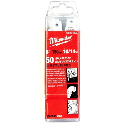 Afbeelding van Milwaukee Reciprozaagblad 150 / 2,5 Mm (50 Stuks)