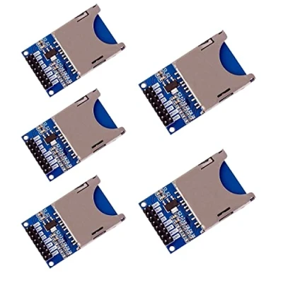 Afbeelding van ANGEEK 5 stuks SD Card Reader Module Shield compatibel met Arduino ESP Raspberry Pi
