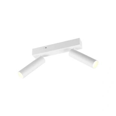 Afbeelding van LED plafondspot Ambala, 2 lamps, wit, metaal, CCT, dimbaar