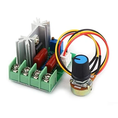 Afbeelding van AC 50 220 V 2000 W SCR elektrische spanningsregelaar temperatuurregelaar/snelheidsregelaar van de motor dimmer, warmteregelaar op fornuizen,