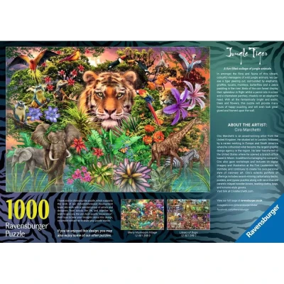 Afbeelding van Ravensburger Jungle Tiger Legpuzzel 1000 Stukjes