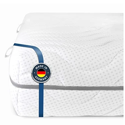 Afbeelding van BMM Matras Comfort 19 Orthopedische koudschuimmatras met 7 zones, Öko Tex gecertificeerd, hardheidsgraad H4, gemaakt in Duitsland, 100 x 220 cm