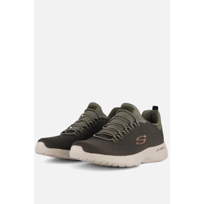 Afbeelding van Skechers Dynamight heren sneakers groen Maat 43