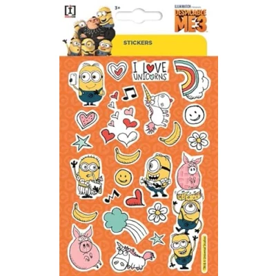 Afbeelding van Imagicom Stickervel Minions Flat Junior 19 X 11 Cm Papier Oranje