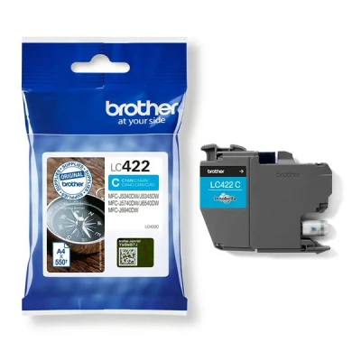 Image de Brother Lc422c 550 Pages Cyan