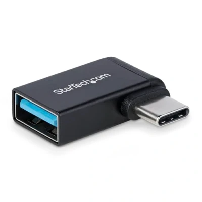 Afbeelding van StarTech.com USB31CAADGCPRA tussenstuk voor kabels USB Type C A Zwart