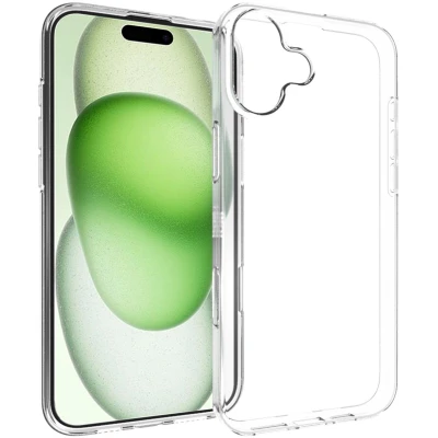 Afbeelding van Accezz Hoesje Geschikt voor iPhone 16 Plus Siliconen Clear Backcover Transparant