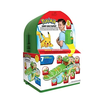 Image de Pokemon PKW0029 Carry Case Play Set Backpack Battle Area + Pikachu Figurka