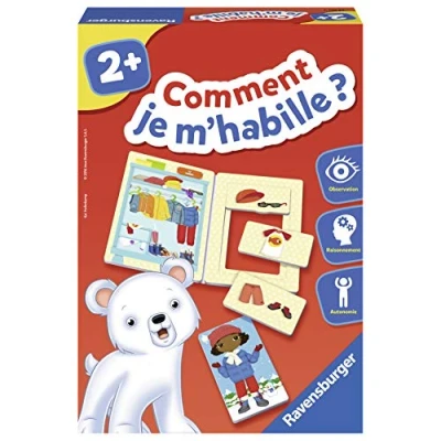 Afbeelding van Ravensburger Educatief spel Wat trek ik aan? Observatie, manipulatie, taal ontwikkeling van zelfstandigheid puzzel voor de allerkleinste kinderen vanaf 2 jaar 24031