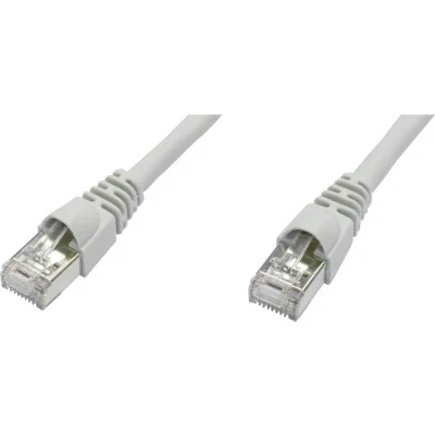 Afbeelding van Telegärtner L00002A0141 RJ45 Netwerkkabel, patchkabel CAT 6A S/FTP 3.00 m Wit Vlambestendig, Snagless, H