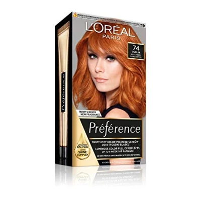 Afbeelding van L&#039;Oreal Feria Preference Hair Dye 74 Intensive Copper