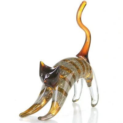 Afbeelding van Gilde Glassculptuur &#039;Kat&#039;