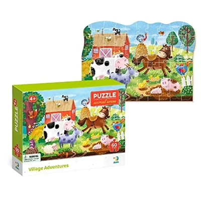 Afbeelding van Dodo D300377 Educational Village Adventures Puzzel 60 Stuks, Various