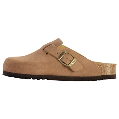 Afbeelding van Scholl FAE Clogs, Dames, Maat: 39, Taupe Leer