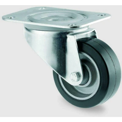 Image de TENTE 3470 IEP 100 P62 roulette pivotante caoutchouc/aluminium mm max. 200 kg 00006790GS