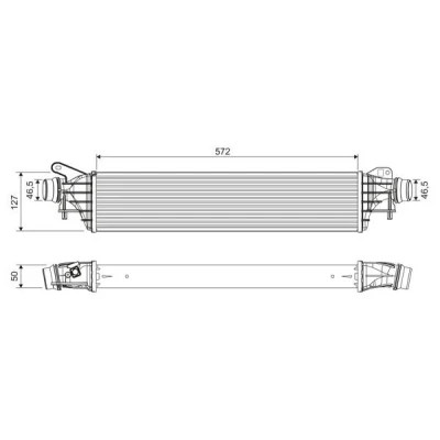 Afbeelding van VALEO 822909 Intercooler Aluminium Zonder sensor OPEL: Corsa E Hatchback