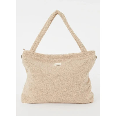 Afbeelding van Studio Noos Puffy Mom Bag 2.0 Luiertas Van Teddy Beige