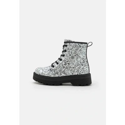 Afbeelding van Skechers Gravlen Hi Meisjes Laarzen Zwart/Zilver Maat 27