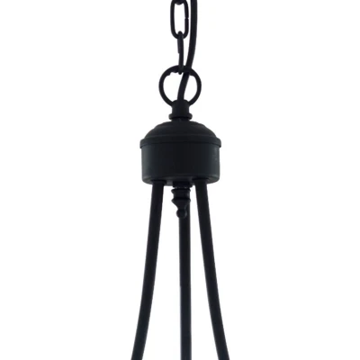 Afbeelding van Searchlight MAYPOLE Hanglamp 3 Lichts Mat Zwart