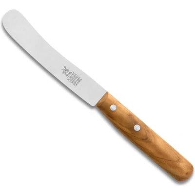 Afbeelding van Robert Herder Ontbijtmes Buckels RVS Lemmet 118 mm Heft Abrikozenhout