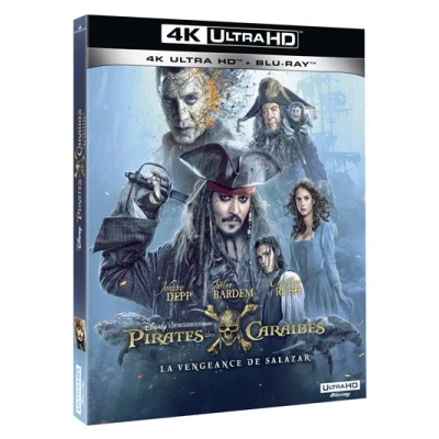 Image de Disney Movies Pirates Des Caraïbes: La Vengeance De Salazar 4k Blu ray