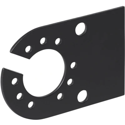 Afbeelding van Pro Plus Stekkerdooshouder Metaal 12 x 8 cm Zwart Geschikt voor 7 en 13 Polige Stekkerdoos