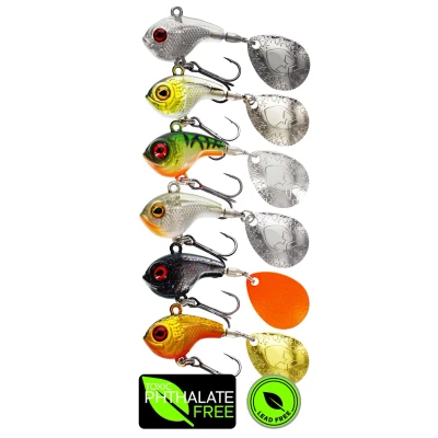 Afbeelding van Westin Dropbite Spin Tail Jig 3.4cm 17g Kleur : Firetiger