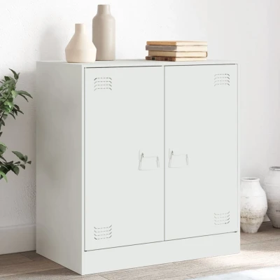Afbeelding van Dressoir 67x39x73 cm staal wit