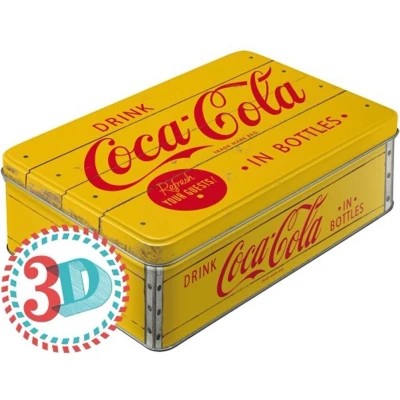 Afbeelding van Bewaarblik Coca Cola Yellow