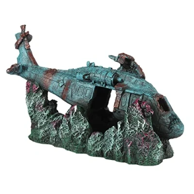 Afbeelding van Aqua Della Aquariumdecoratie Vissen Helikopter 2 28,5x11,5x18,5cm 1st
