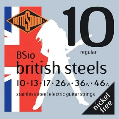 Afbeelding van Rotosound BS10 British Steels 010 Snarenset elektrisch