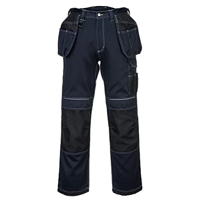 Afbeelding van Portwest PW3 T602NBS38 Holster werkbroek marineblauw/zwart kort