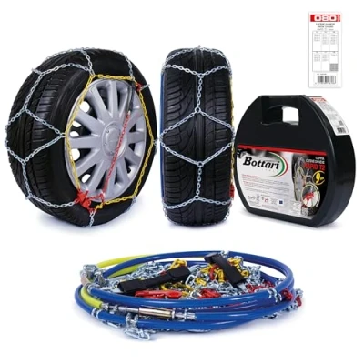 Afbeelding van Bottari 18818 &quot;Rapid T2&quot;: 9 mm sneeuwkettingen, maat 080, compatibel met ABS en ESP