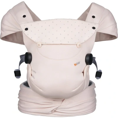 Afbeelding van BeSafe Newborn Haven Draagzak Draagdoek baby Draagzakken Sand Forest