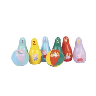 Afbeelding van Bowlingset Peppa Pig 7 dlg