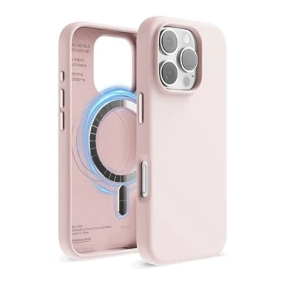 Afbeelding van elago Magnetische siliconen beschermhoes compatibel met iPhone 16 Pro Case 6,3 inch, alle MagSafe accessoires Ingebouwde magneten, zachte handgreep, schokbestendig
